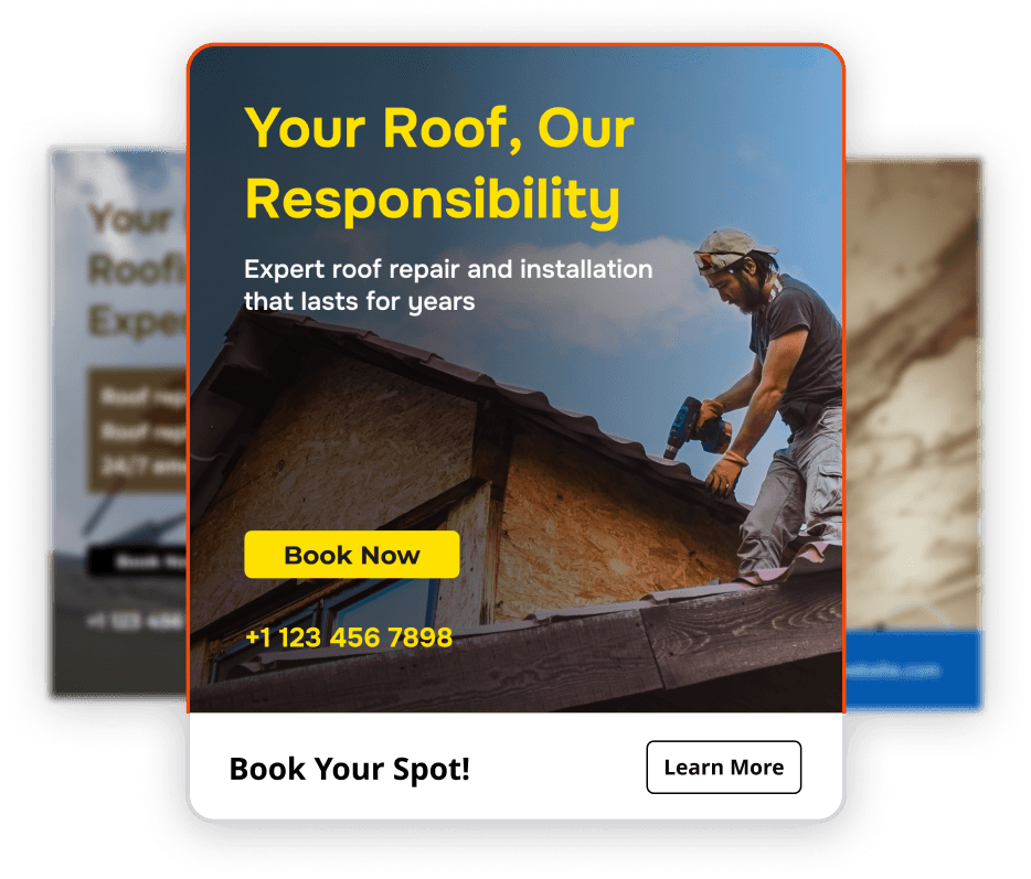 Take ads live instantly.